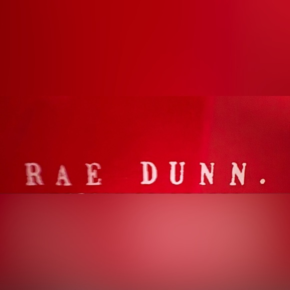 Rae Dunn Red Peppermint Cellar - Picture 2 of 3